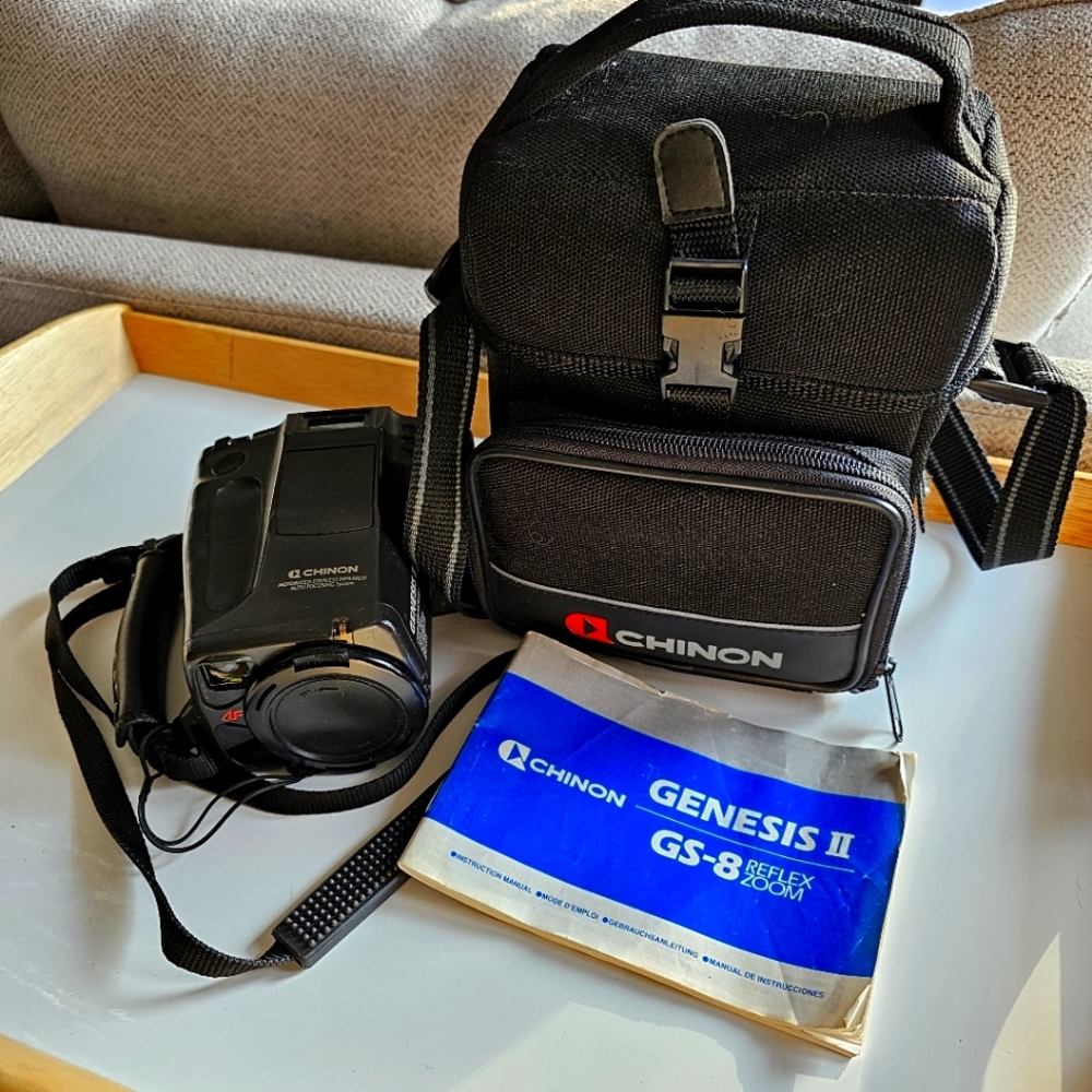 Chinon Genesis II GS-8 35mm Film Zoom Film Photography Camera